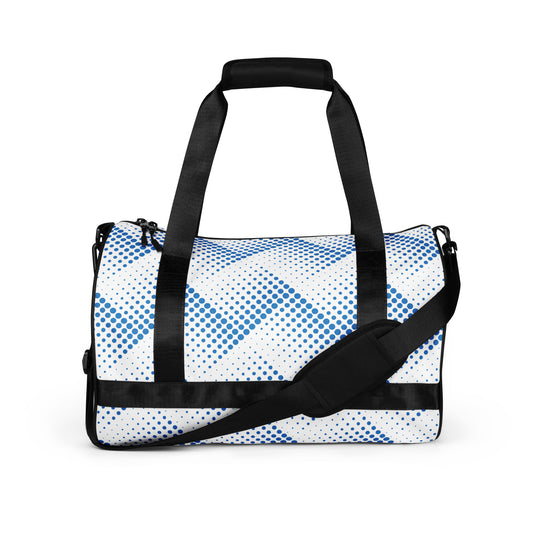 Blue Halftone - Sustainably Made Gym Bag