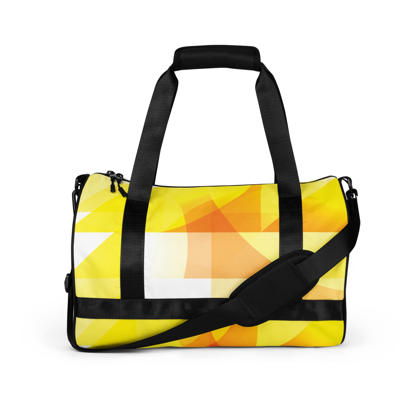 Yellow Abstract - Sustainably Made Gym Bag