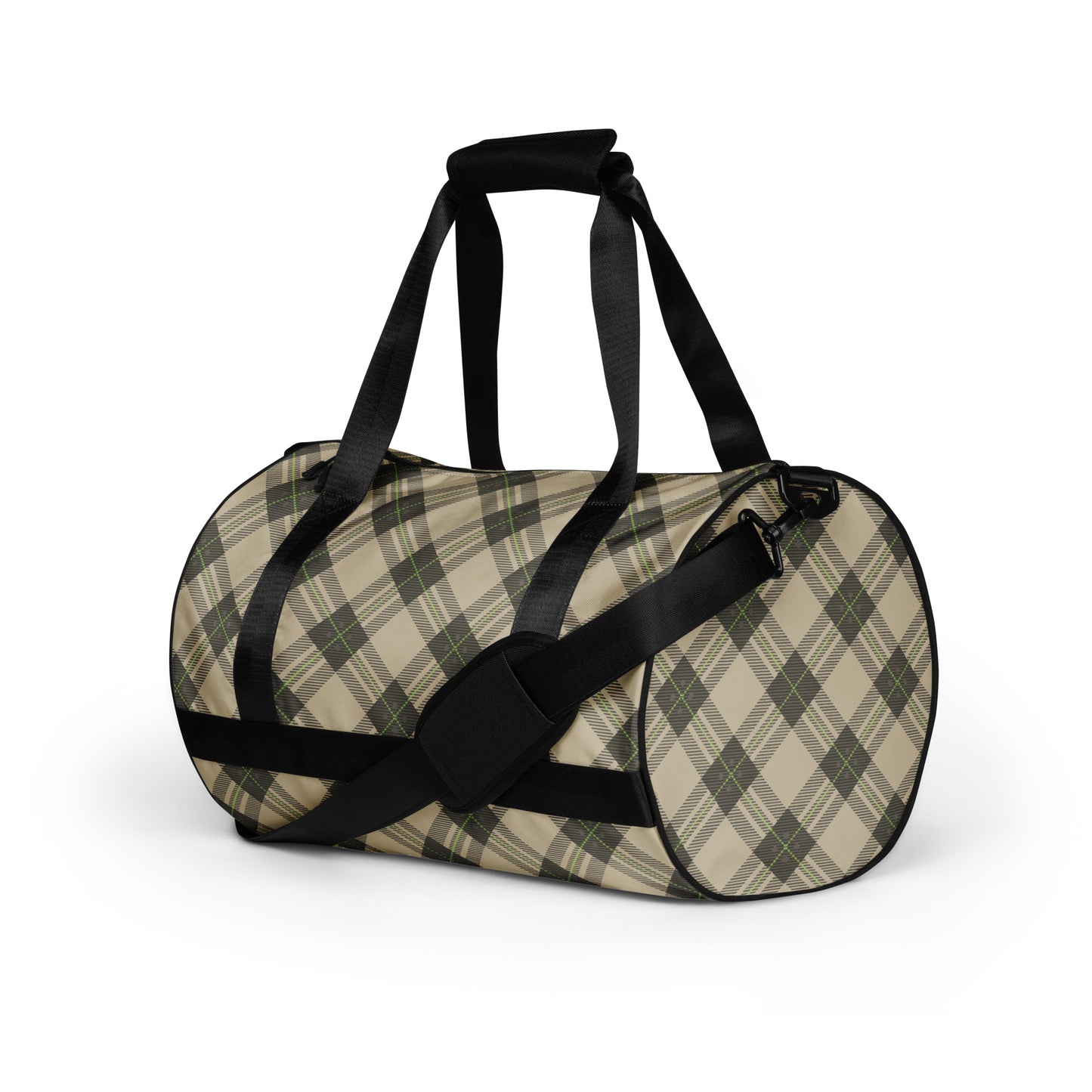 Brown Tartan - Sustainably Made Gym Bag