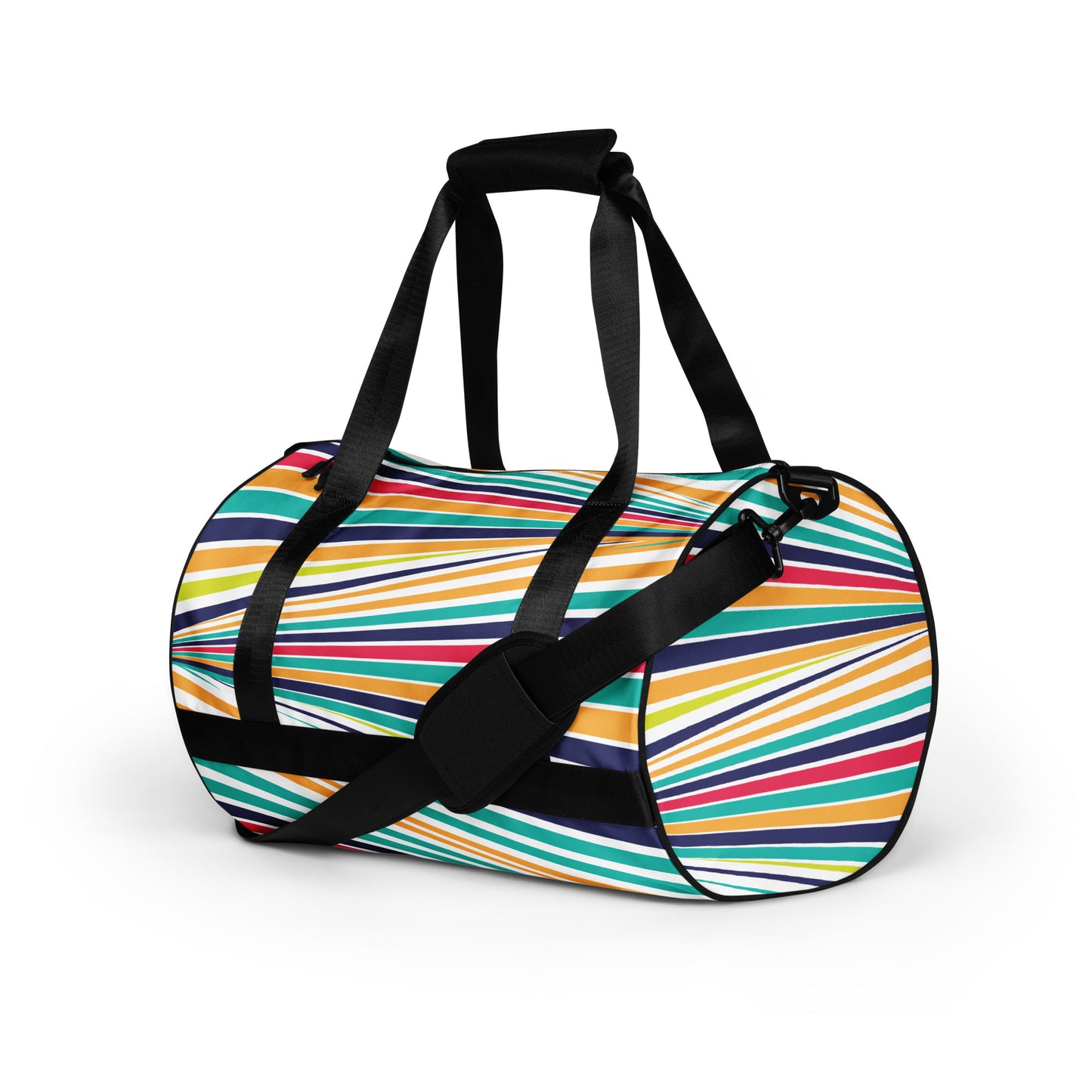 Abstract Straight Lines - Sustainably Made Gym Bag