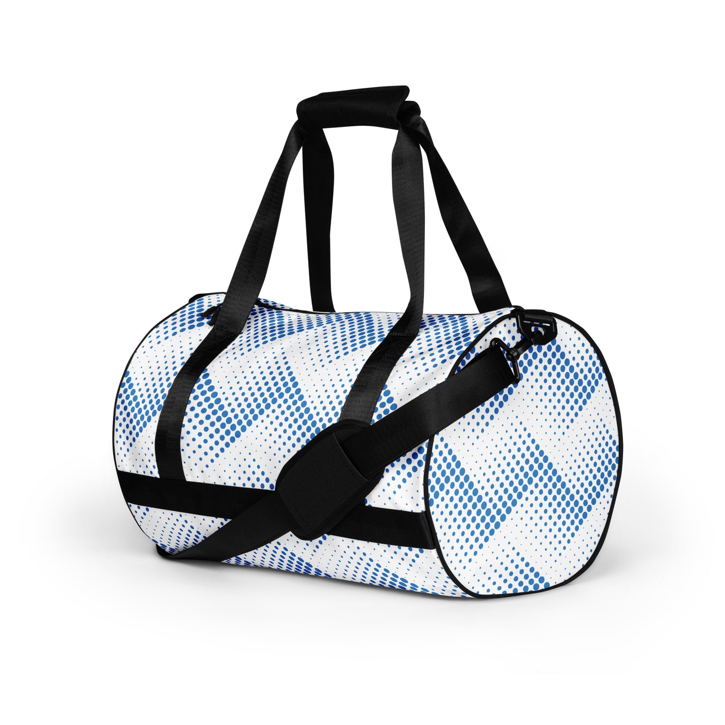 Blue Halftone - Sustainably Made Gym Bag