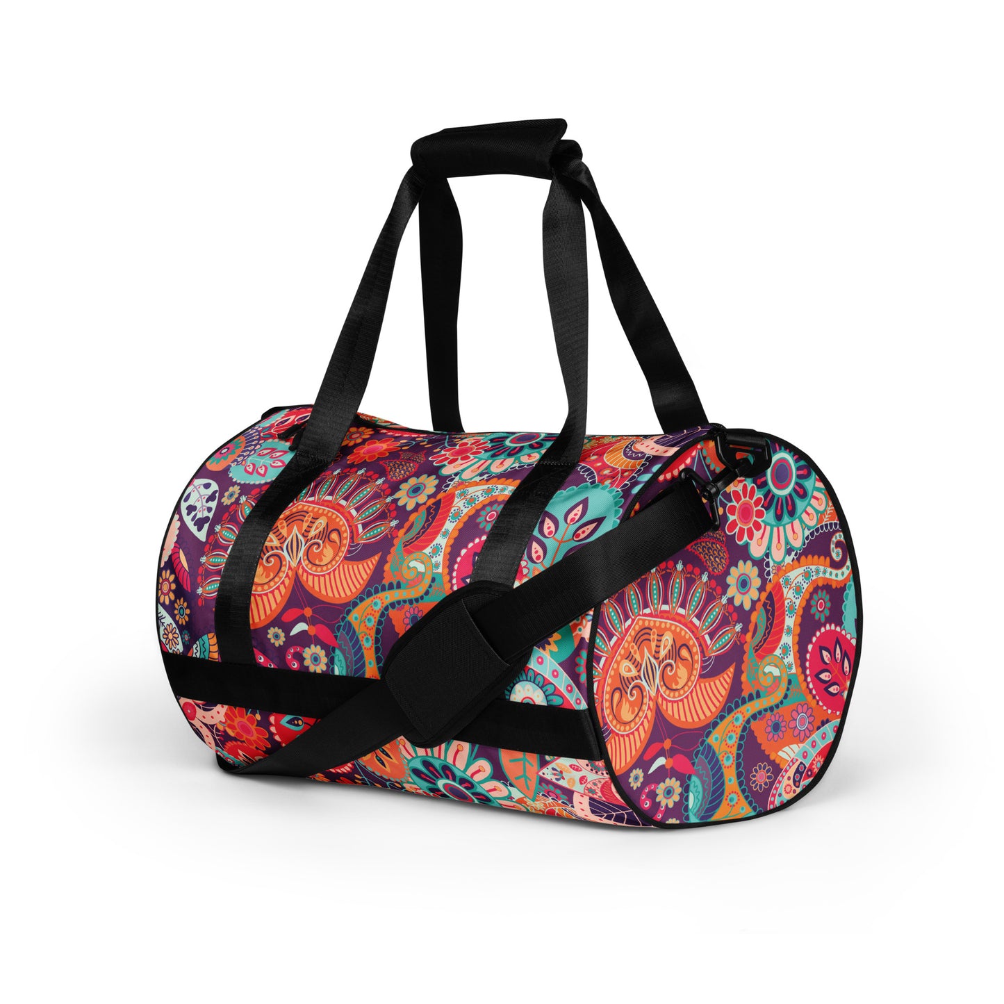 Multicolor Floral tribe - Sustainably Made Gym Bag