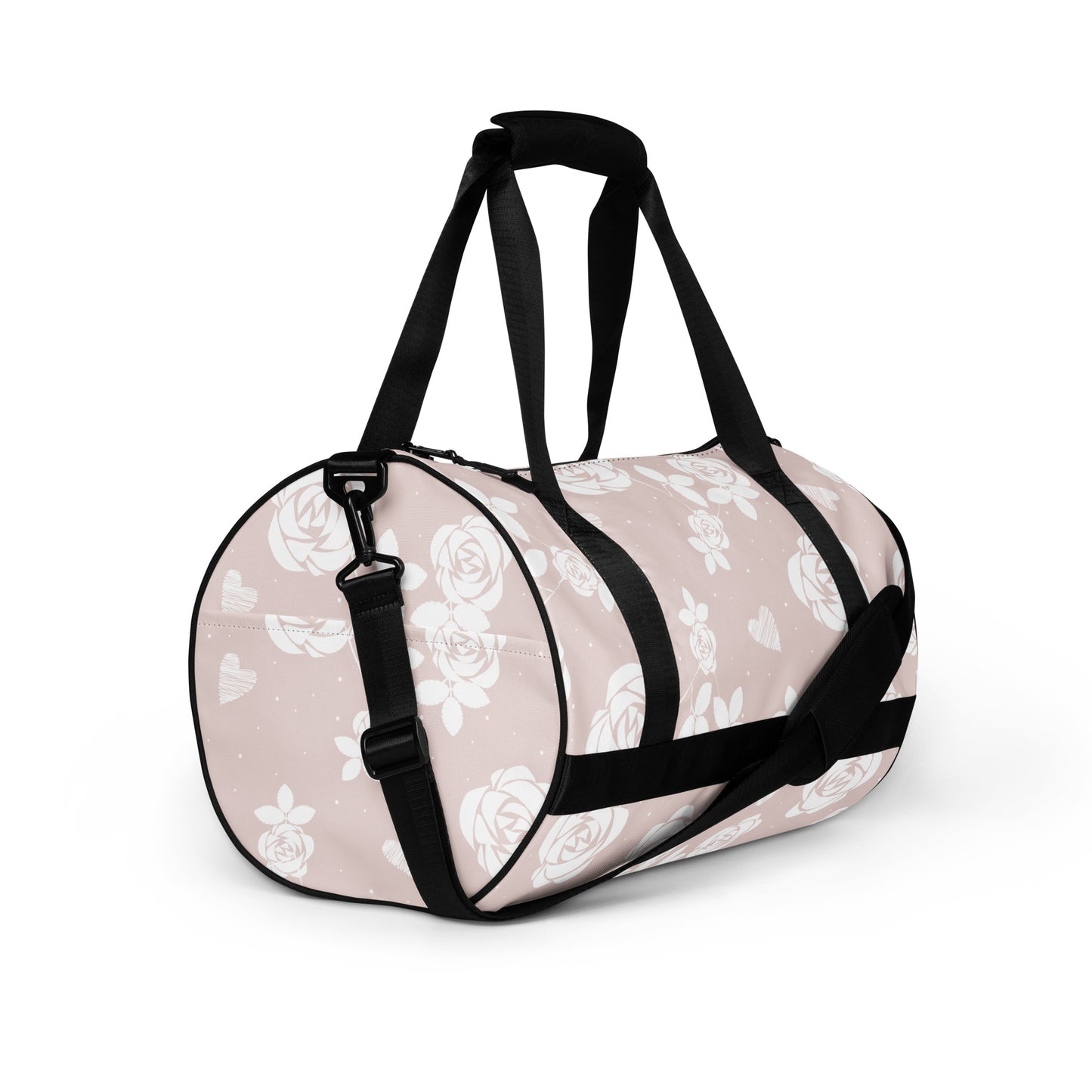 Baby Pink Floral - Sustainably Made Gym Bag
