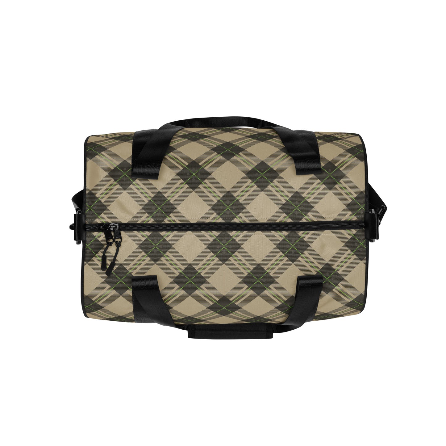 Brown Tartan - Sustainably Made Gym Bag