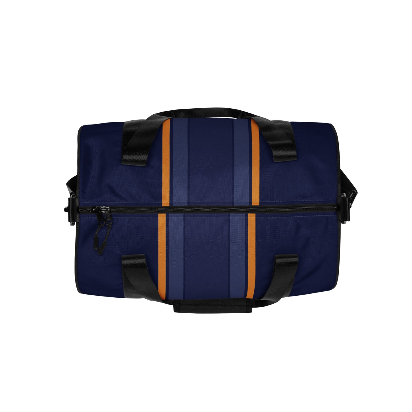 Blue Orange Stripes - Sustainably Made Gym Bag