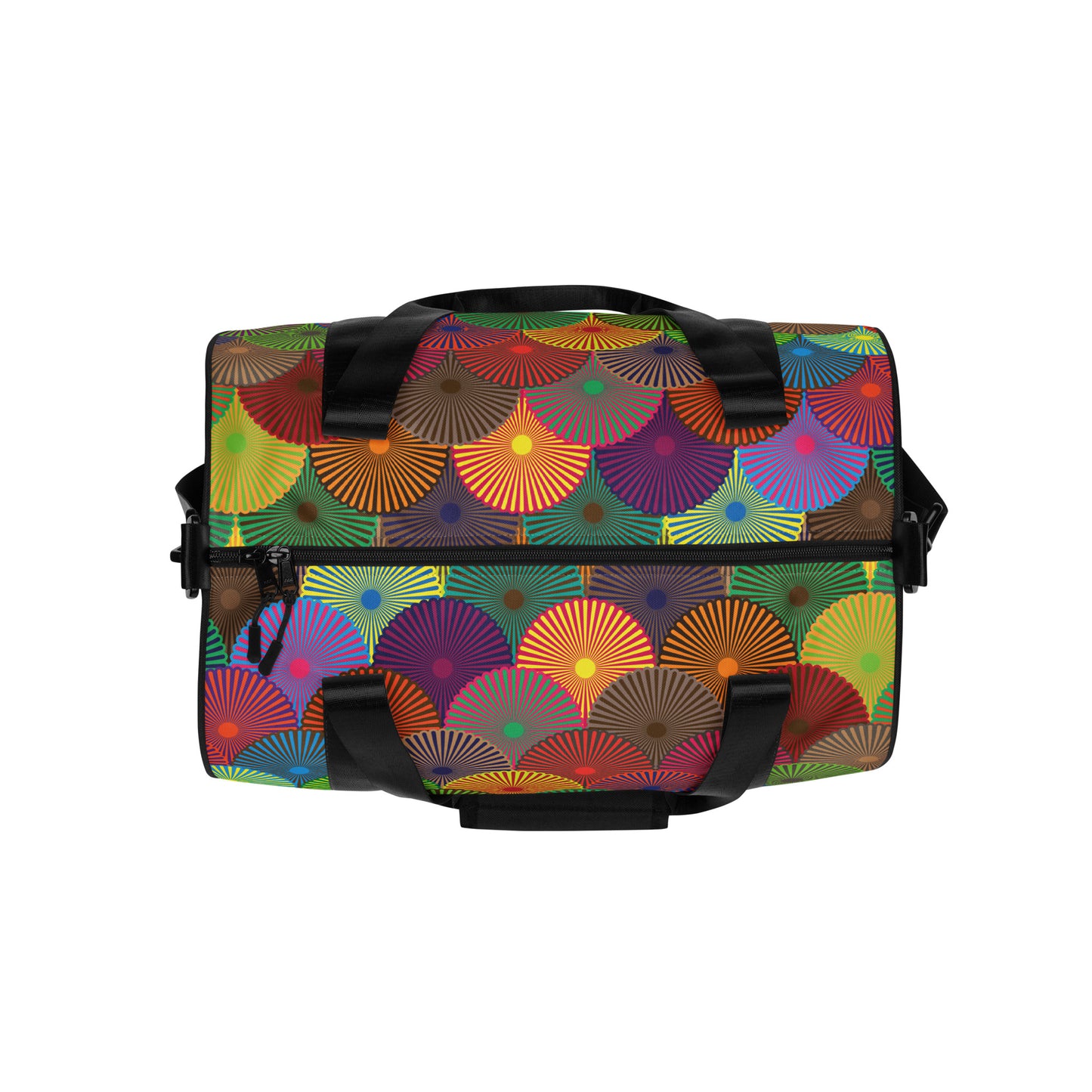 Colorful Flower Circle - Sustainably Made Gym Bag