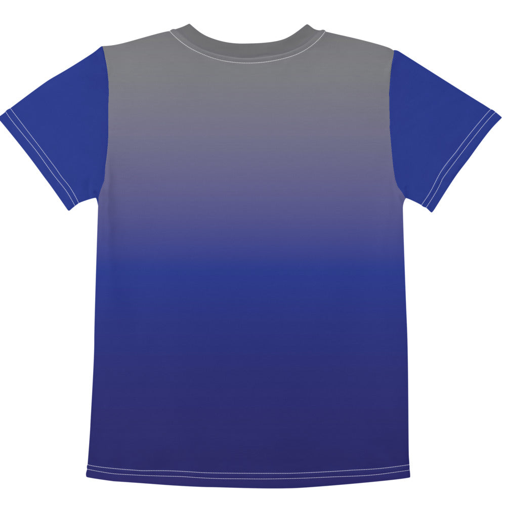 Grey Blue Gradient - Sustainably Made Kids T-Shirt