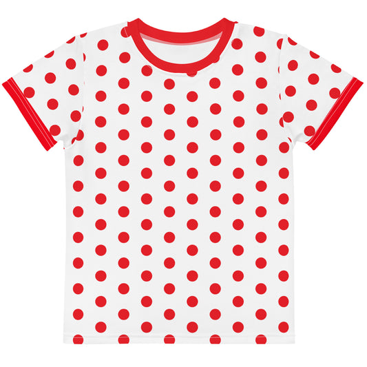 Red Polkadot - Inspired By Harry Styles - Sustainably Made Kids T-shirt