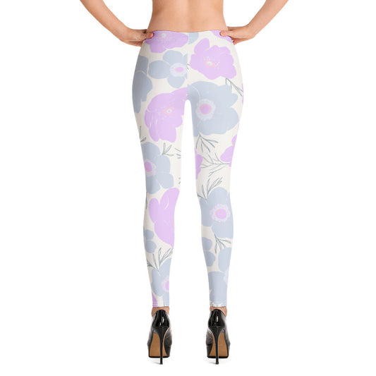 Pastel Floral - Sustainably Made Leggings