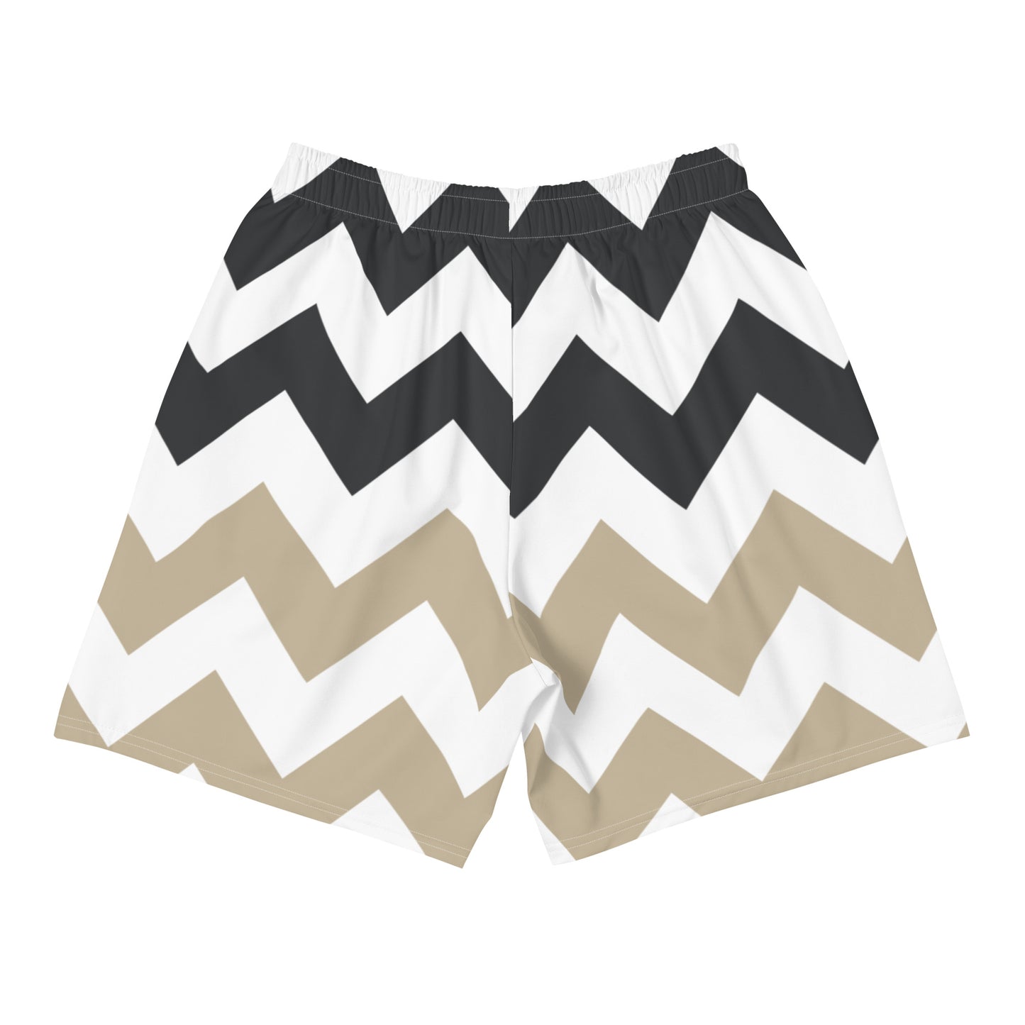 Two-Tone Zigzag Pattern - Sustainably Made Men's Short