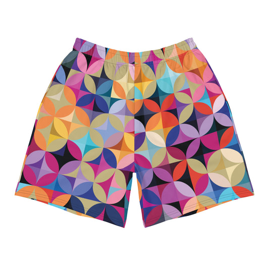 Multicolor Illusions - Sustainably Made Men's Short
