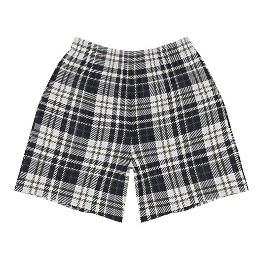 Black & White Tartan - Sustainably Made Men's Short