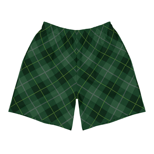 Deep Forest Green Tartan - Sustainably Made Men's Short