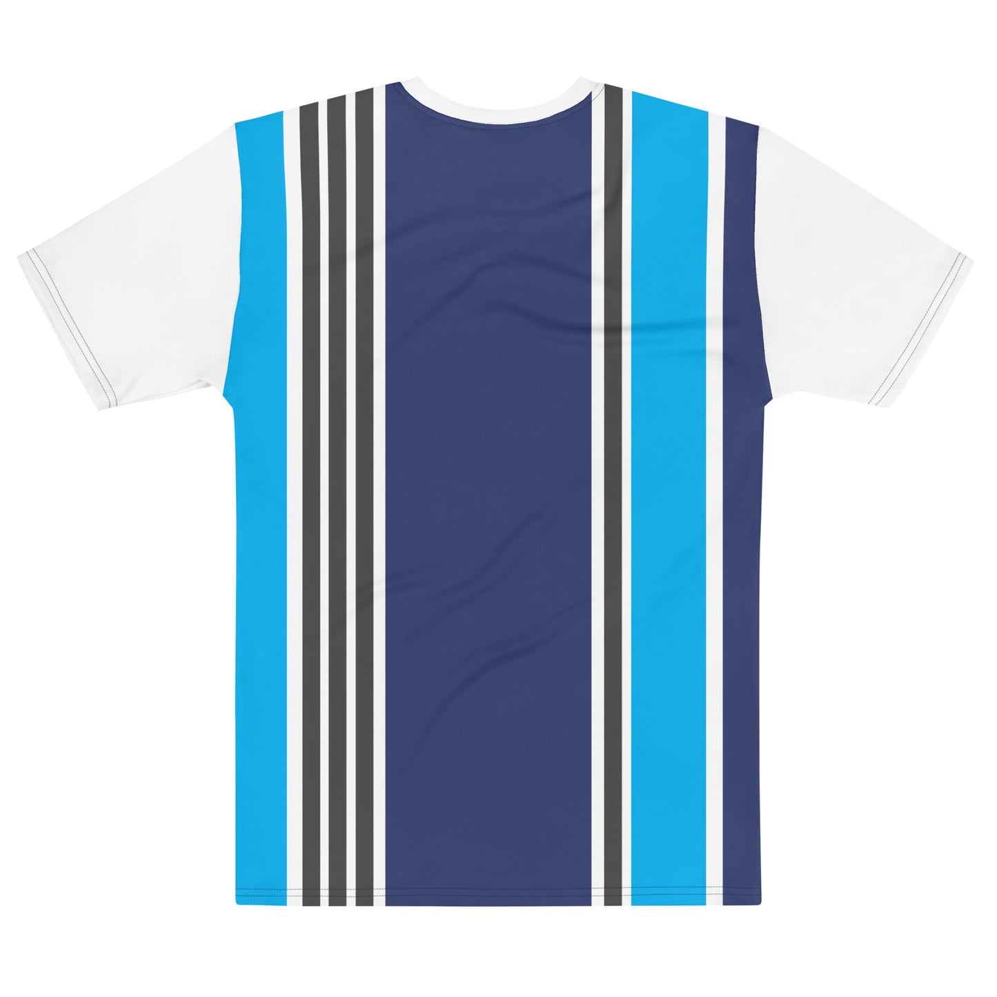 Blue Vertical - Sustainably Made Men's Short Sleeve Tee