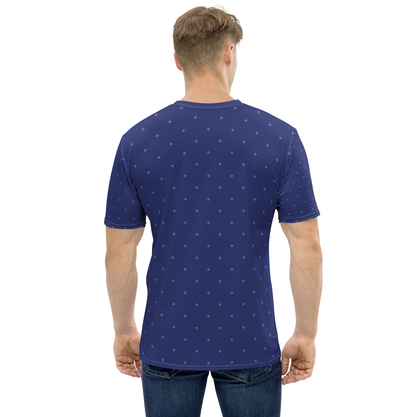 Blue Dots - Sustainably Made Men's Short Sleeve Tee