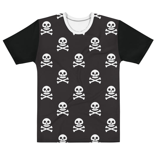 Skull Pattern - Sustainably Made Men's Short Sleeve Tee