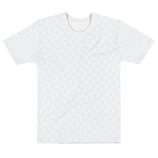 Outlines Pattern - Sustainably Made Men's Short Sleeve Tee