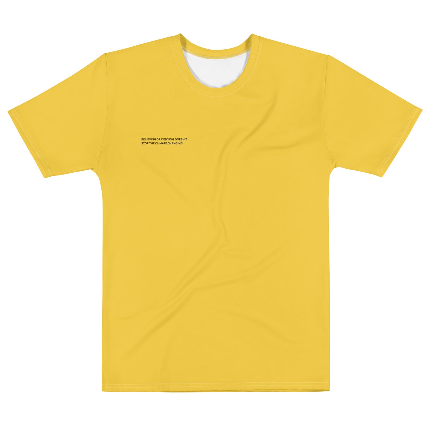 Sun Bright Climate Change Global Warming Statement - Sustainably Made Men's Short Sleeve Tee