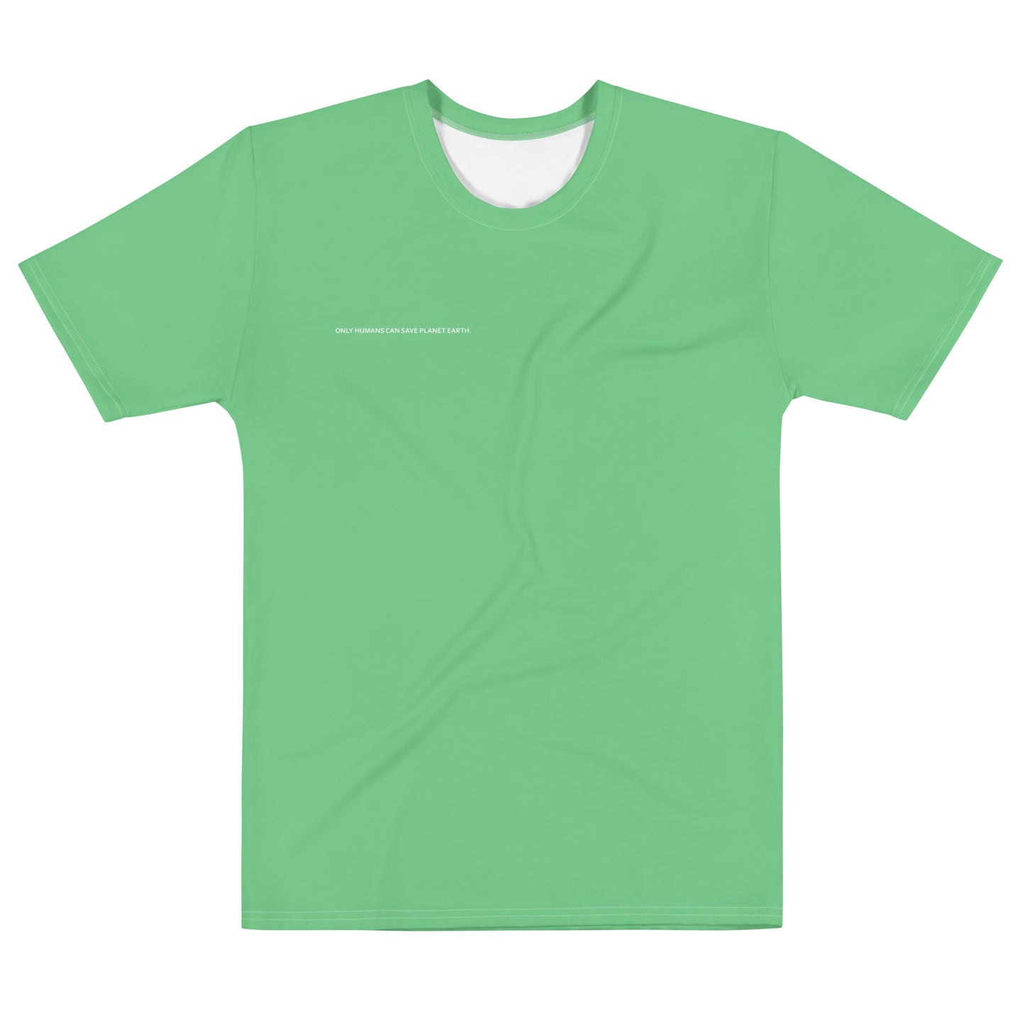 Emerald Climate Change Global Warming Statement - Sustainably Made Men's Short Sleeve Tee