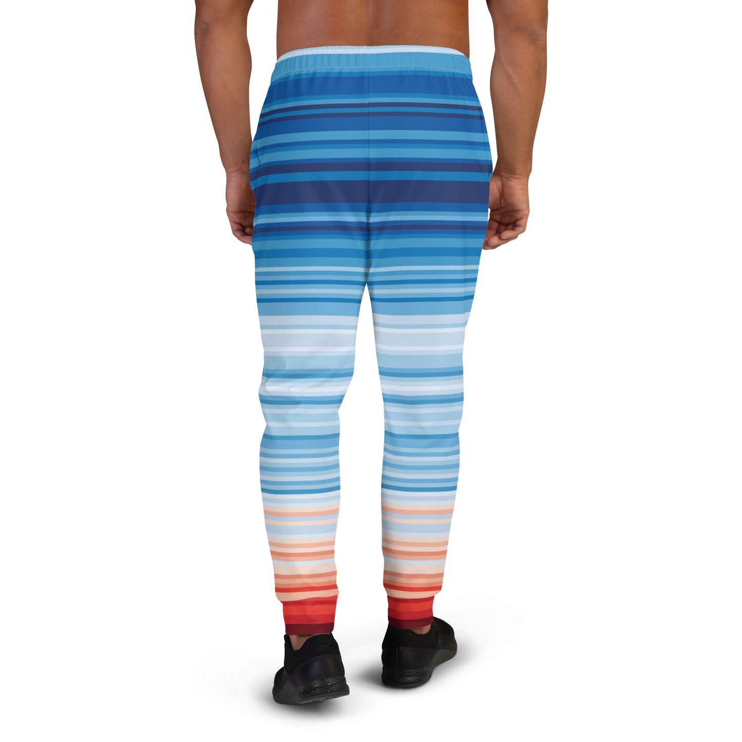 Climate Change Global Warming Stripes - Sustainably Made Men's Jogger