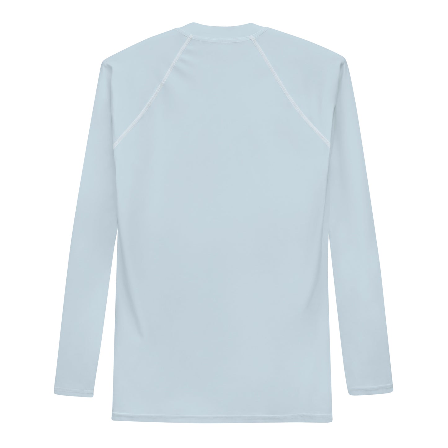 Baby Blue Climate Change Global Warming Statement - Sustainably Made Men's Long Sleeve Tee