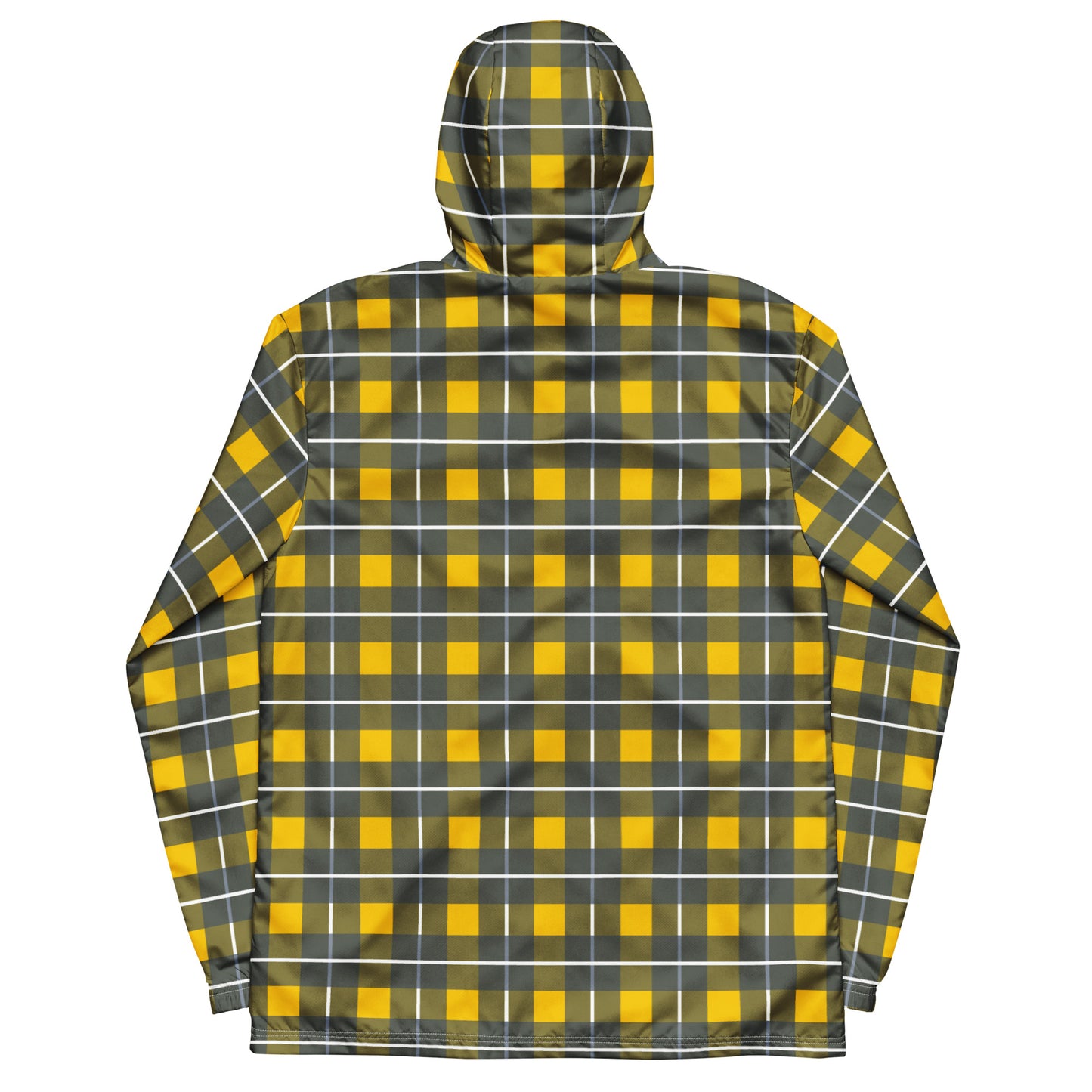 Yellow Tartan - Inspired By Harry Styles - Sustainably Made Men’s windbreaker