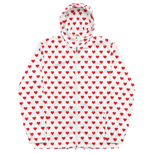 Heart Tile - Inspired By Harry Styles - Sustainably Made Men’s windbreaker