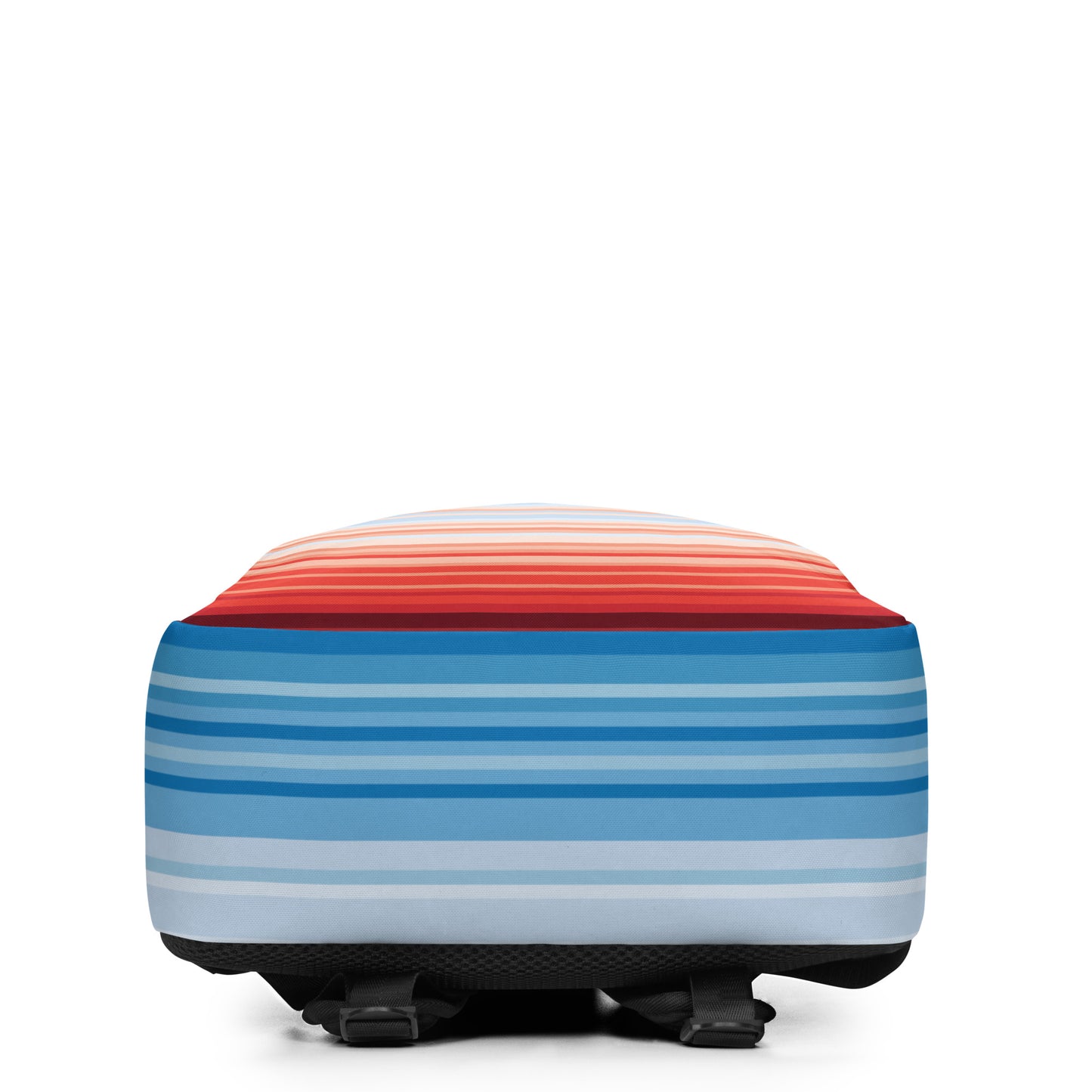 Climate Change Global Warming Stripes - Sustainably Made Backpack