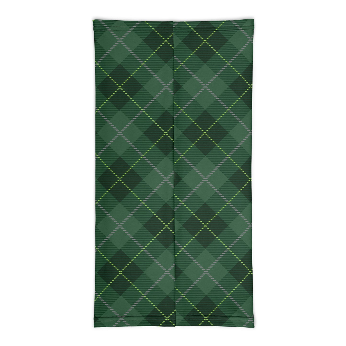 Deep Forest Tartan - Sustainably Made Neck Gaiter