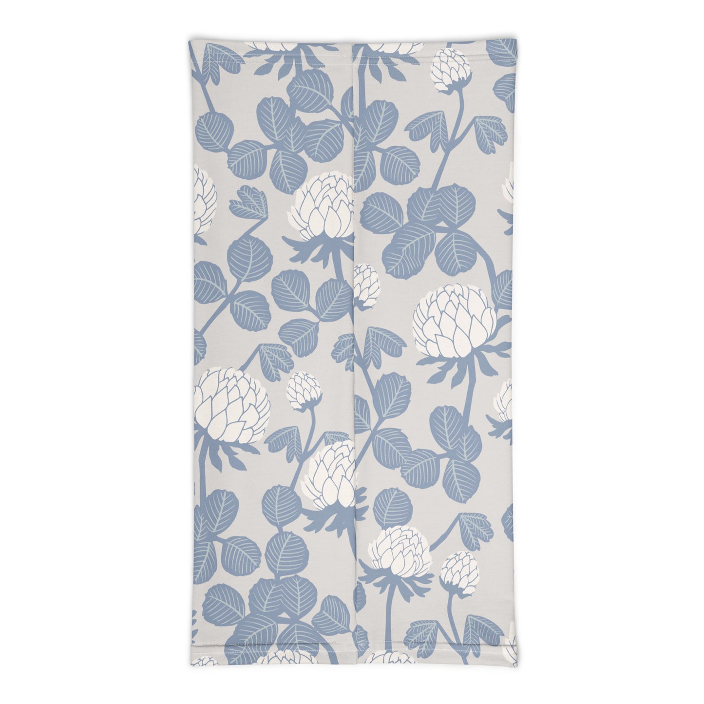 Grey Floral - Sustainably Made Neck Gaiter
