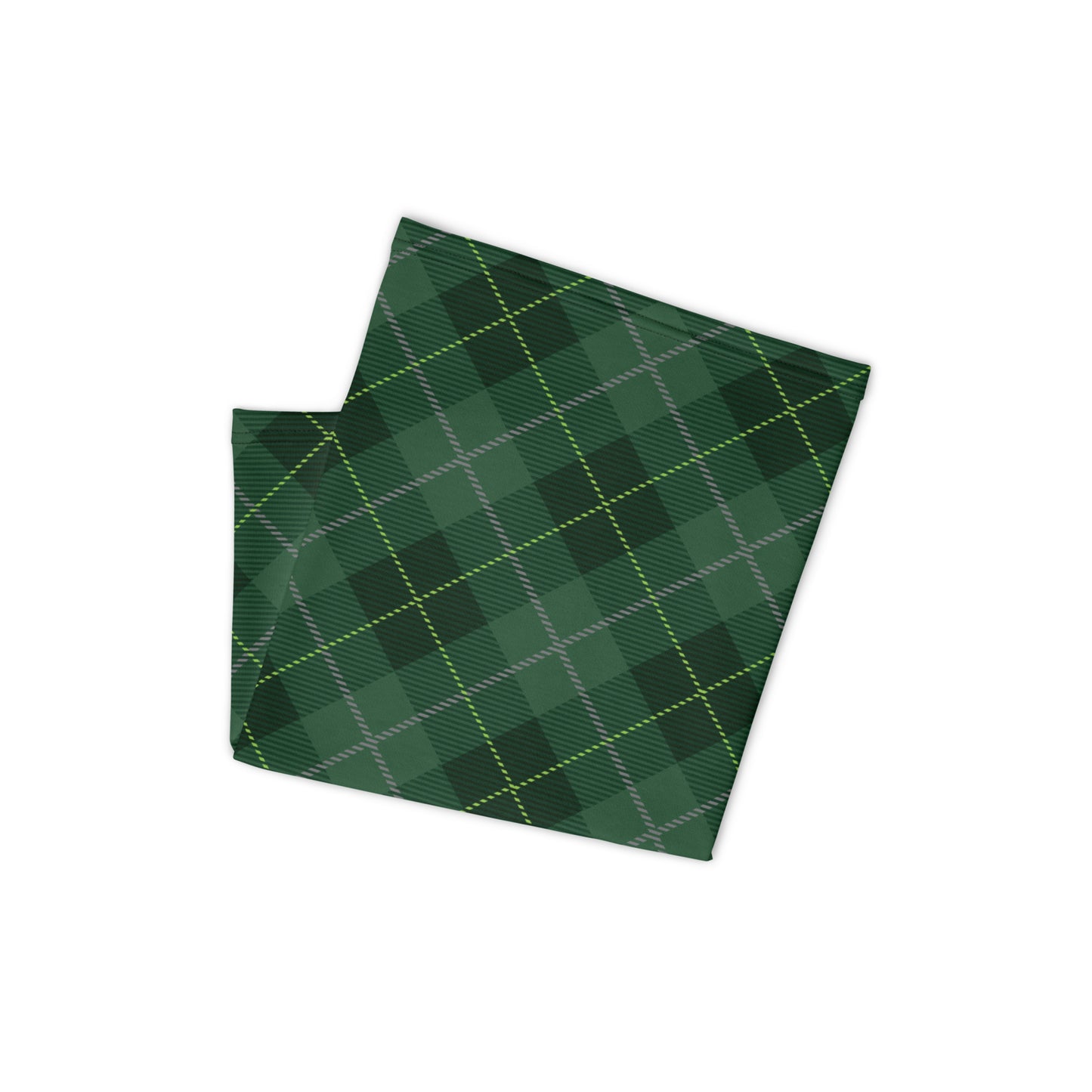 Deep Forest Tartan - Sustainably Made Neck Gaiter