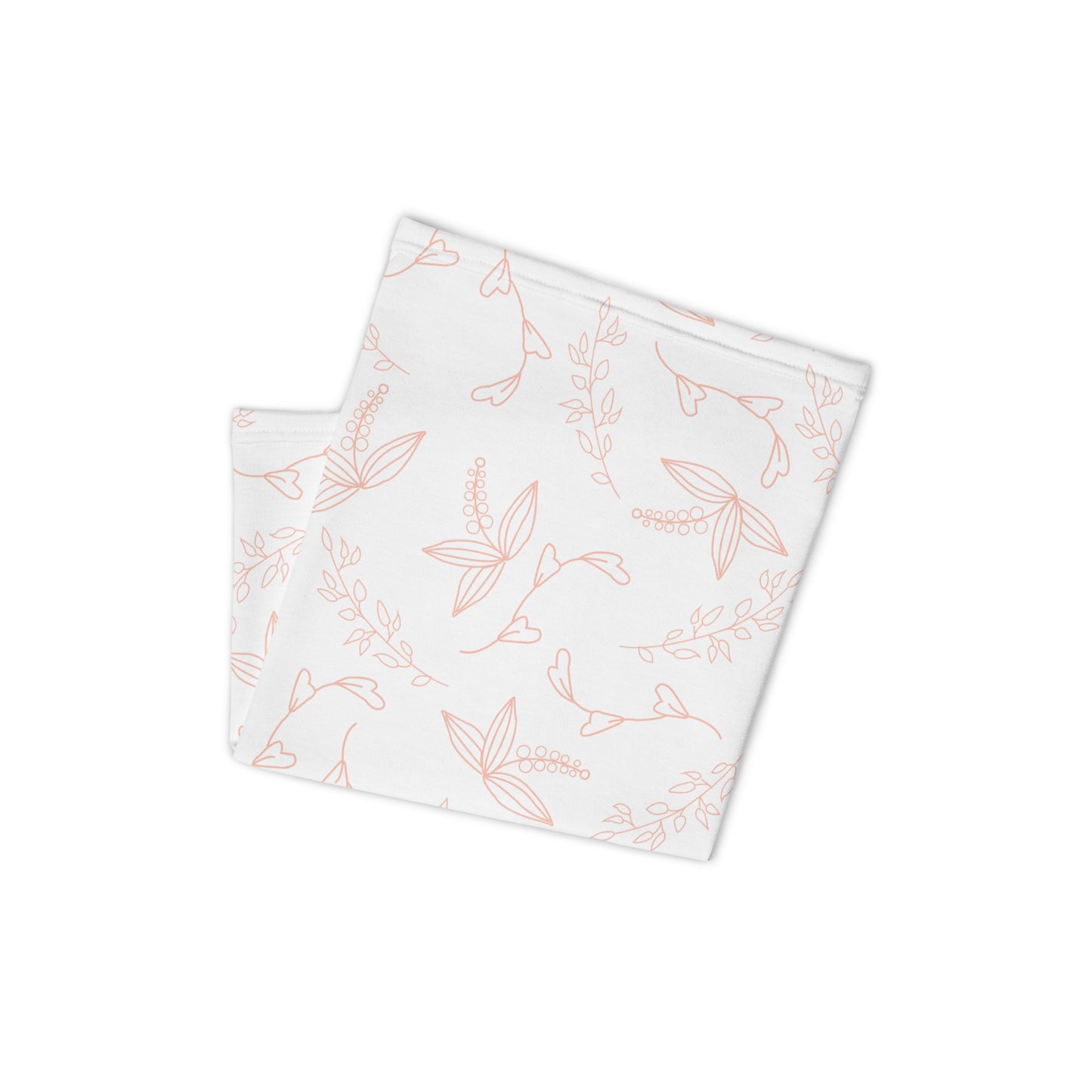 White Floral - Sustainably Made Neck Gaiter