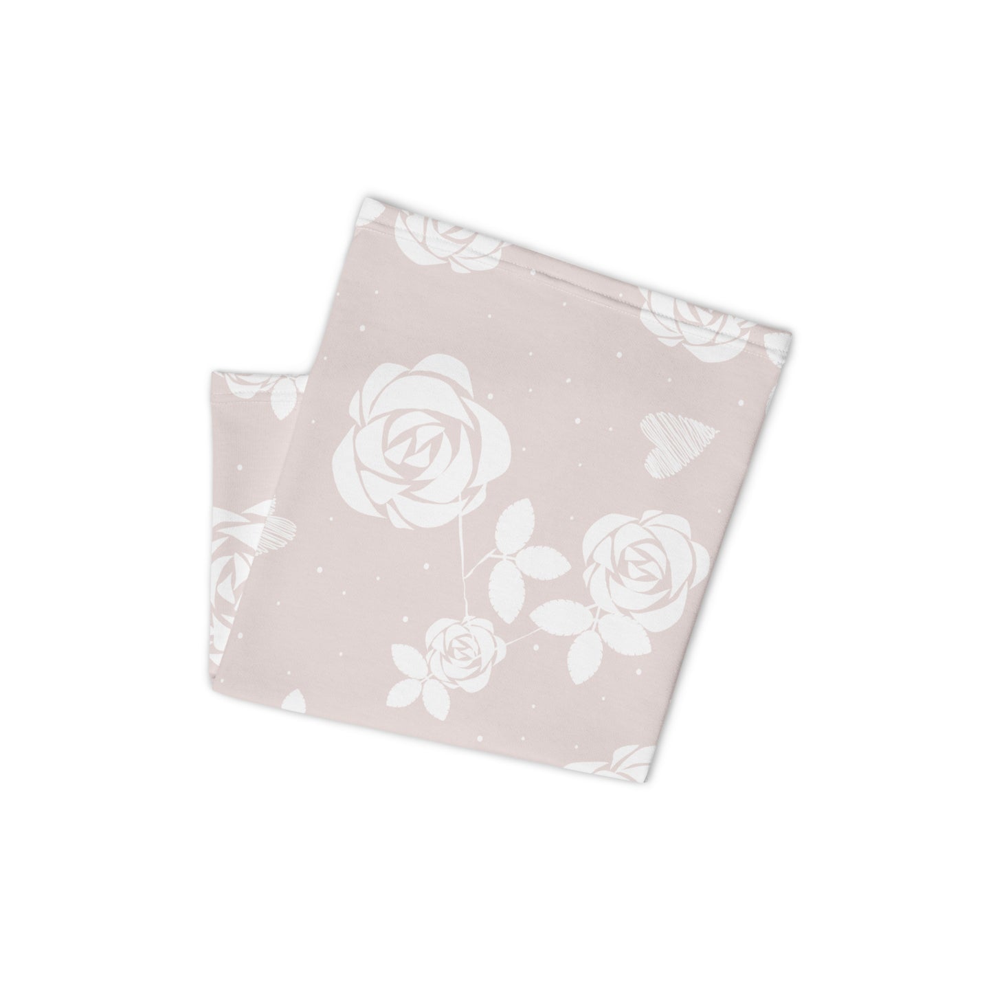 Baby Pink floral - Sustainably Made Neck Gaiter