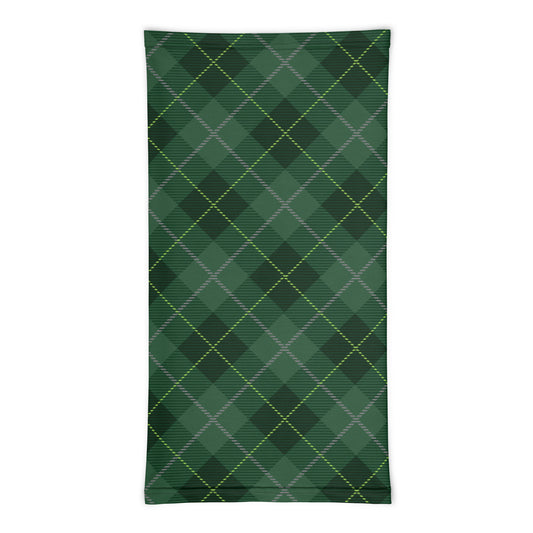 Deep Forest Tartan - Sustainably Made Neck Gaiter