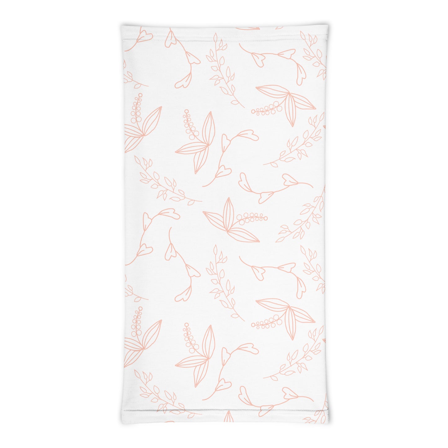 White Floral - Sustainably Made Neck Gaiter