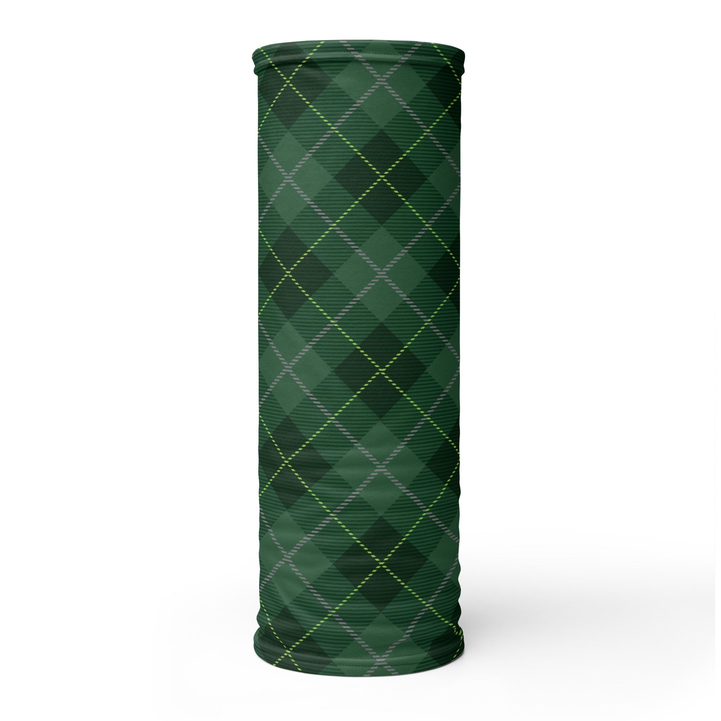 Deep Forest Tartan - Sustainably Made Neck Gaiter