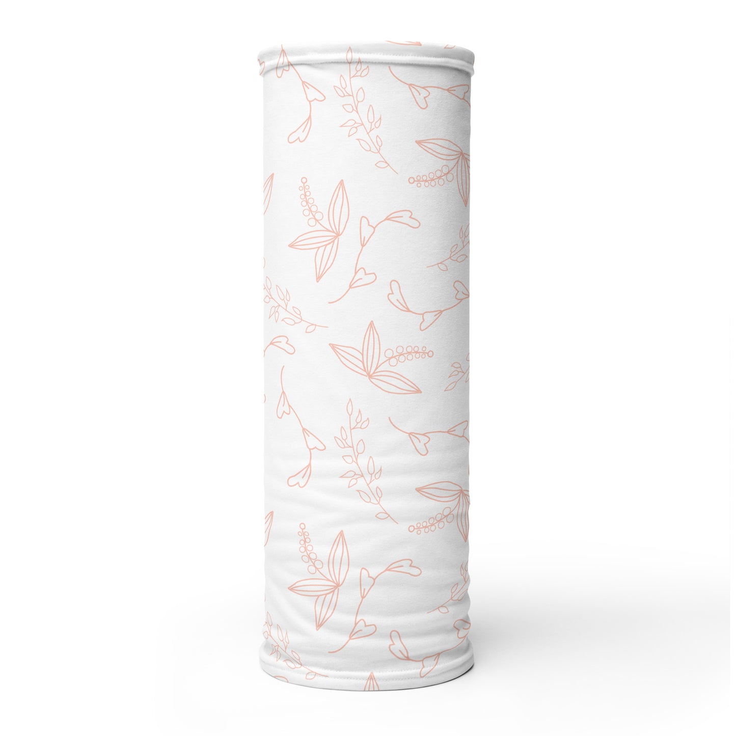 White Floral - Sustainably Made Neck Gaiter