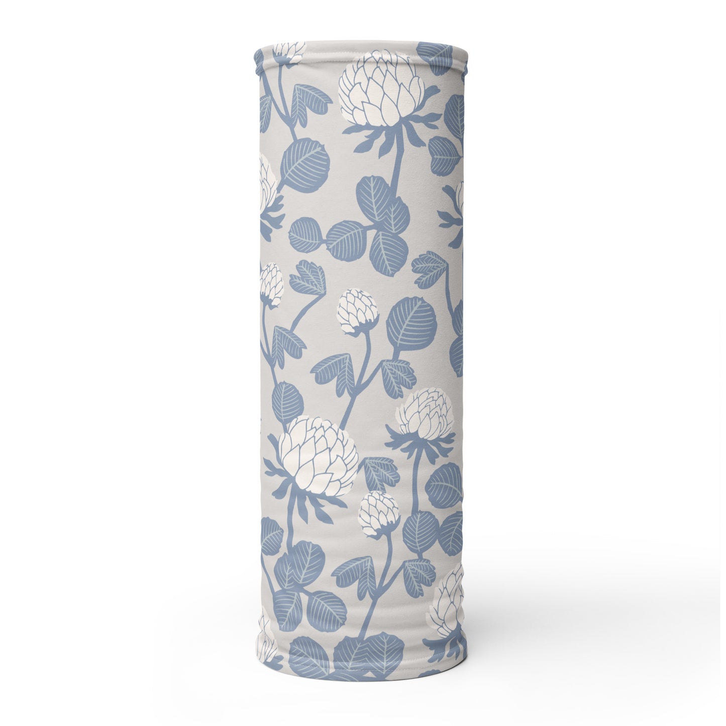 Grey Floral - Sustainably Made Neck Gaiter
