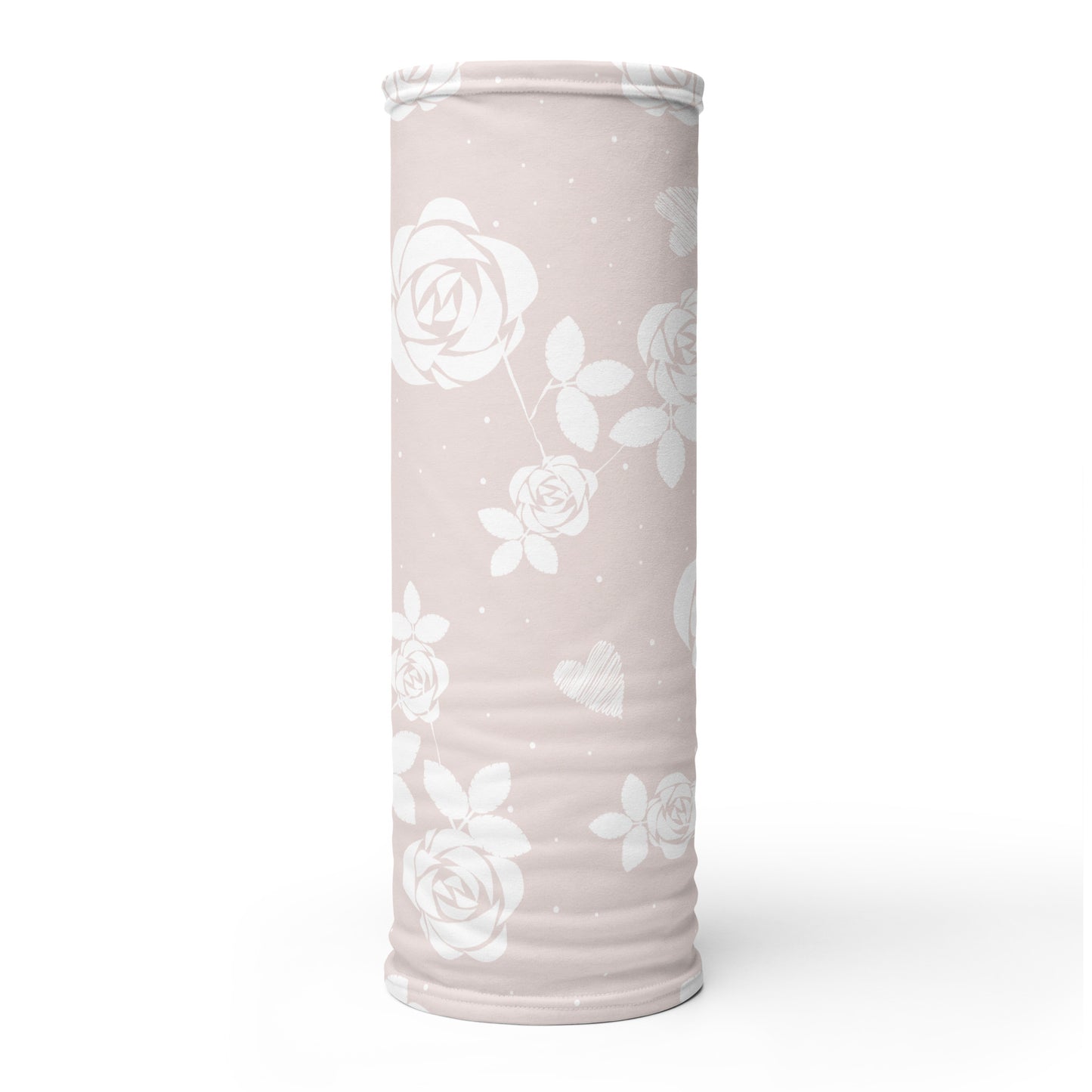 Baby Pink floral - Sustainably Made Neck Gaiter