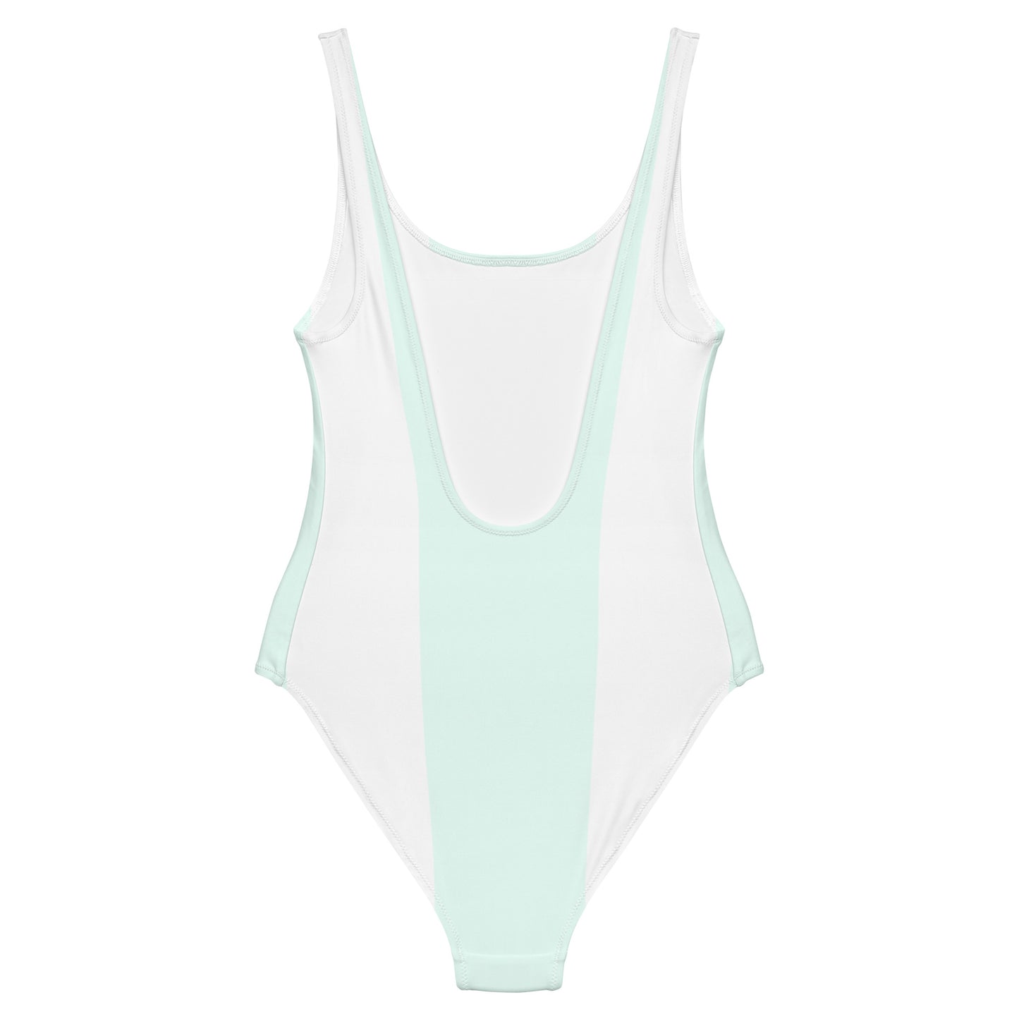 Light Blue White - Sustainably Made One-Piece Swimsuit