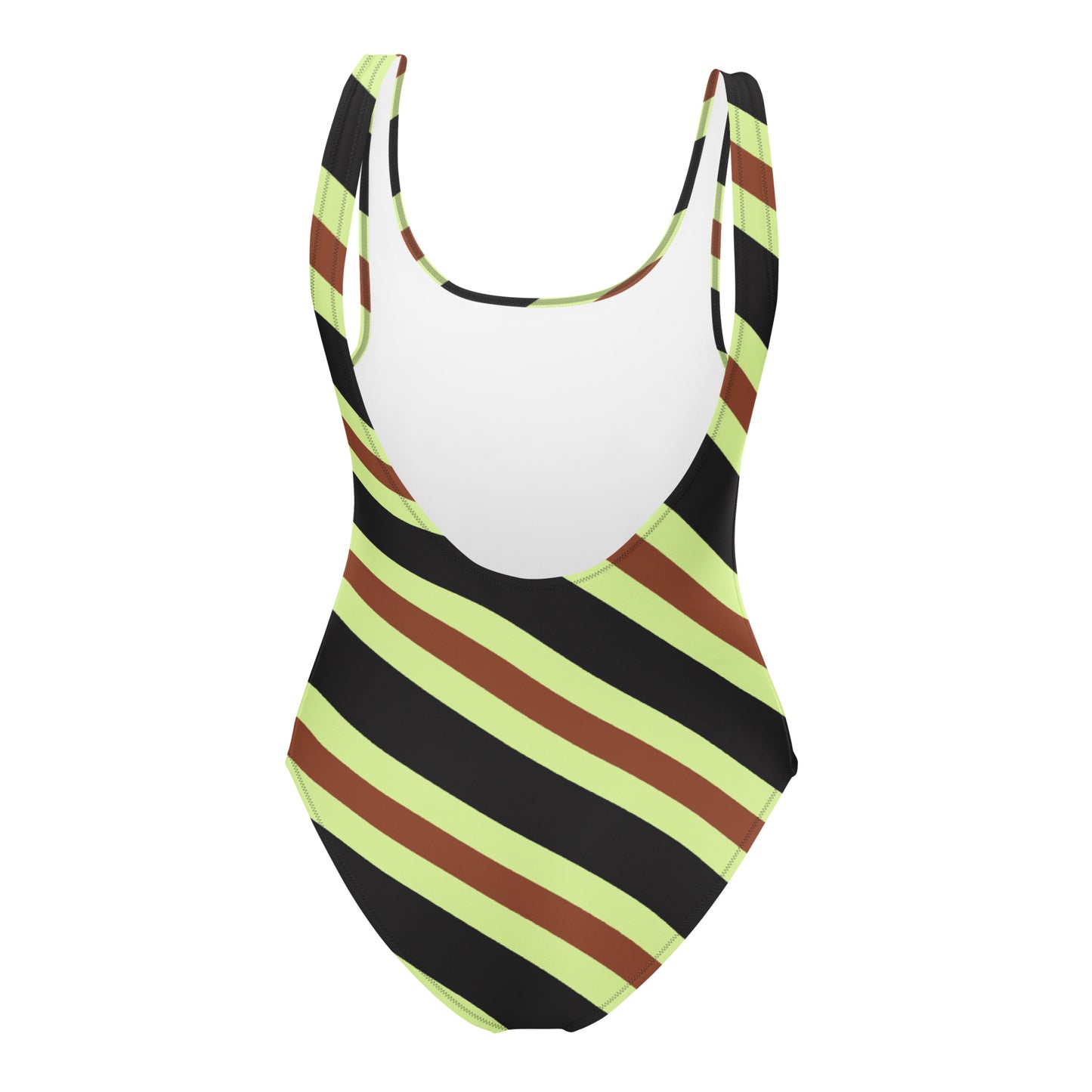 Retro Stripes - Inspired By Harry Styles - Sustainably Made One-Piece Swimsuit
