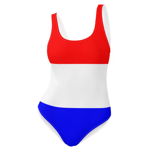 Netherland Flag - Sustainably Made One-Piece Swimsuit