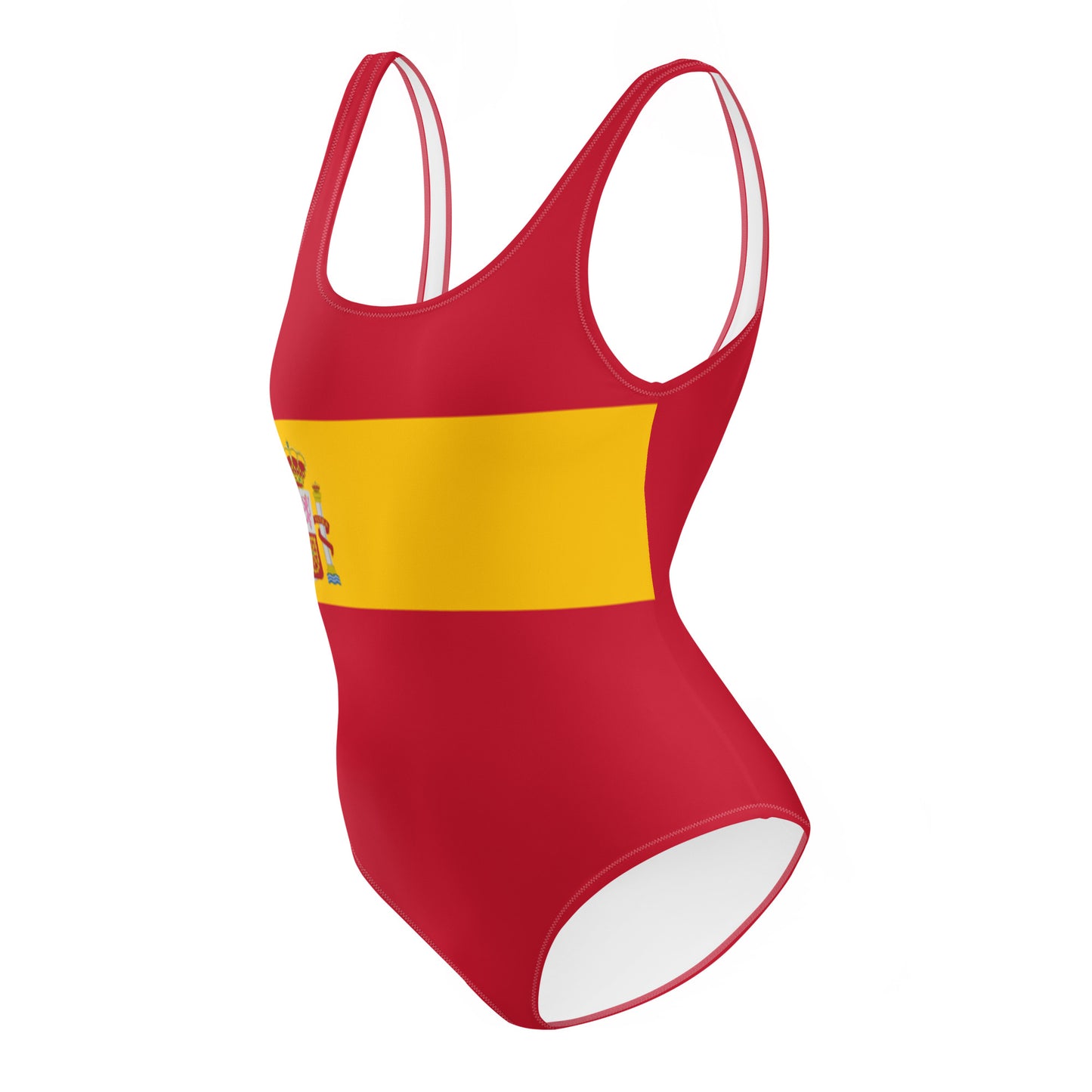 Spain Flag - Sustainably Made One-Piece Swimsuit