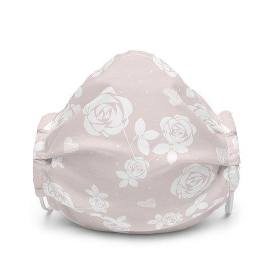 Baby Pink Floral - Sustainably Made Premium Face Mask