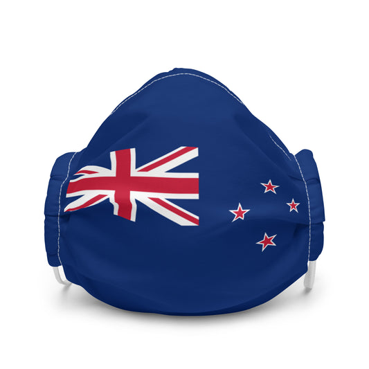 New Zealand Flag - Sustainably Made face mask