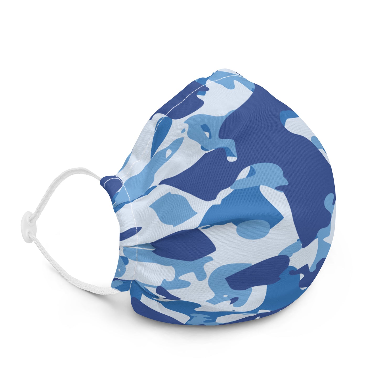 Blue Camo - Sustainably Made Premium Face Mask