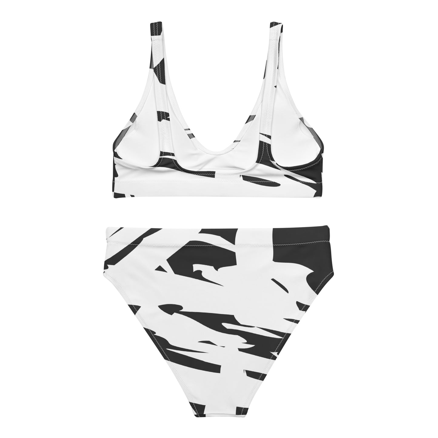 Ink Splash - Sustainably Made Recycled High-Waisted Bikini
