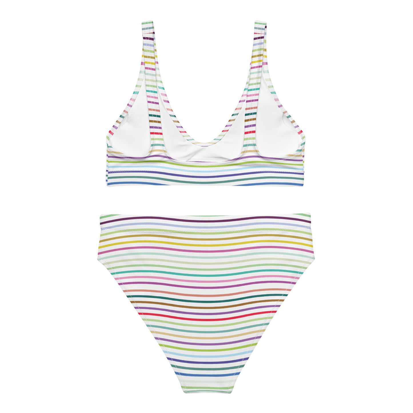 Lines - Sustainably Made Recycled High-Waisted Bikini