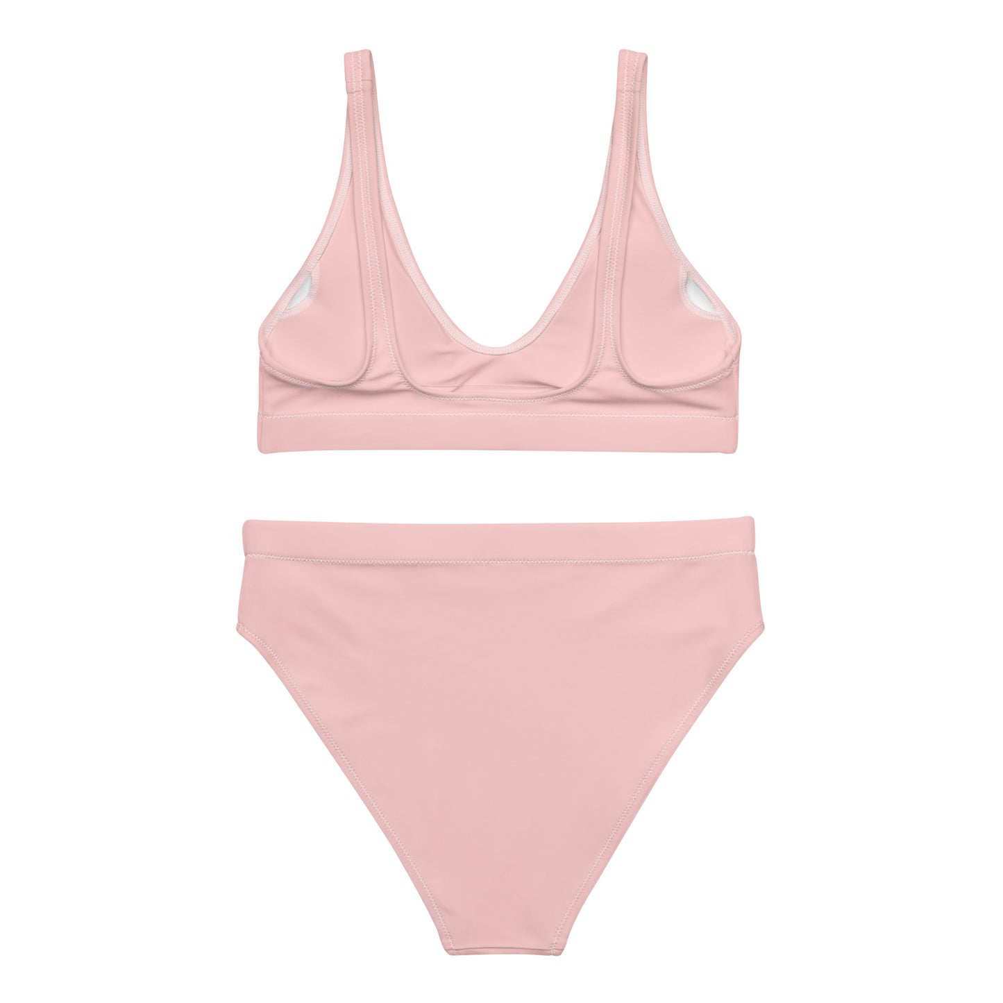 Pink - Sustainably Made Recycled High-Waisted Bikini