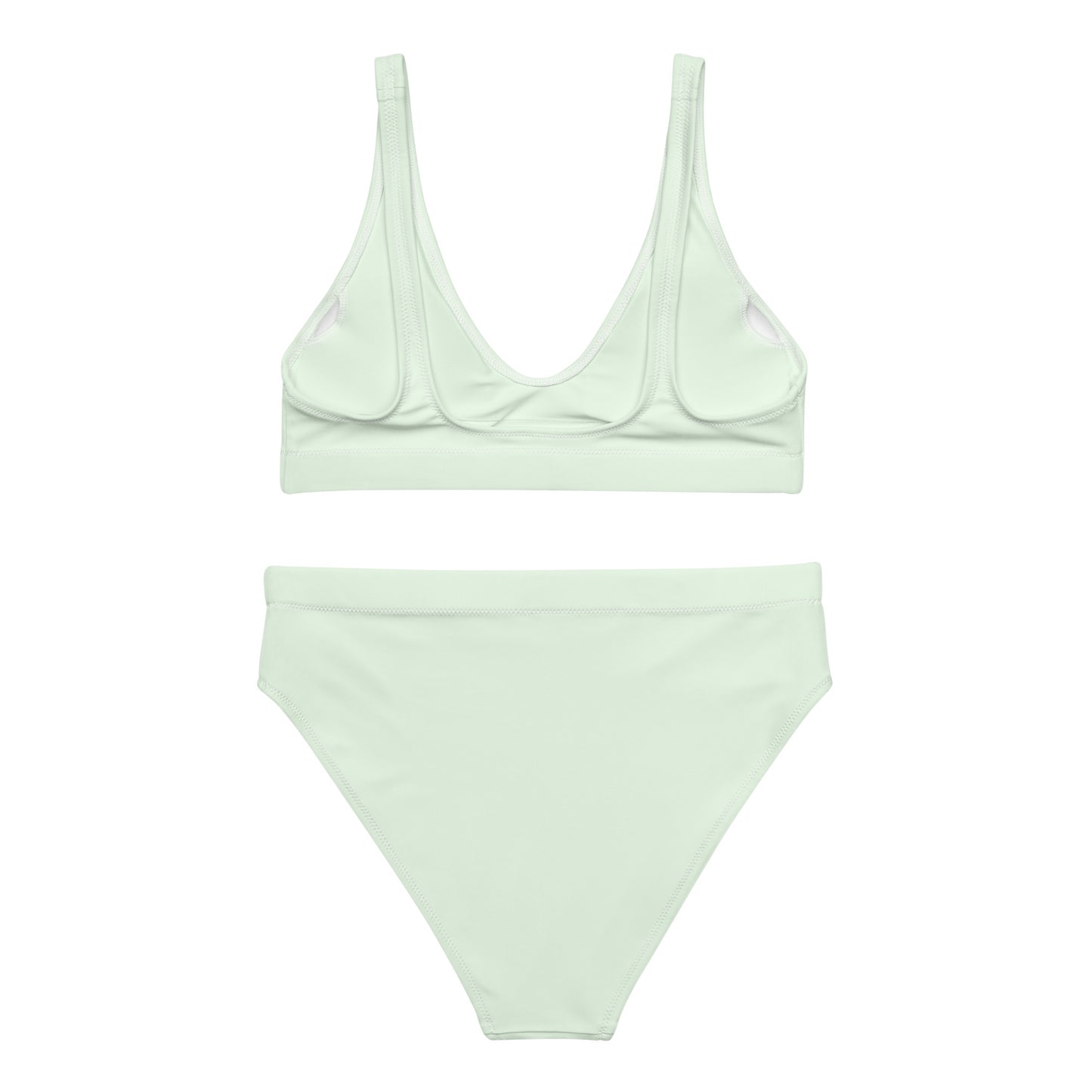 Cool Mint - Sustainably Made Recycled High-Waisted Bikini